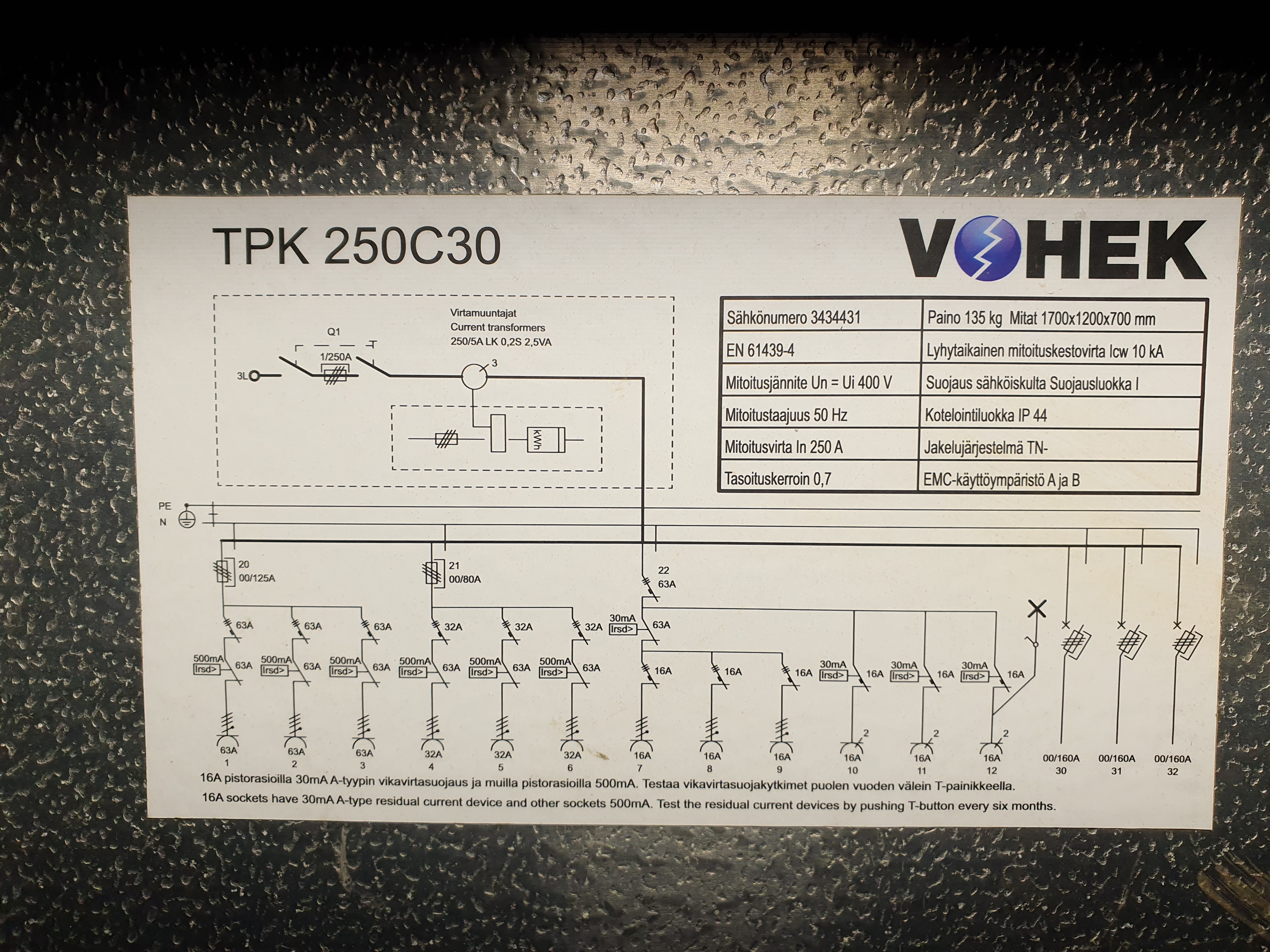Distribution board, electrical panel, sub-distribution board, site distribution board – foto 8, Rideen