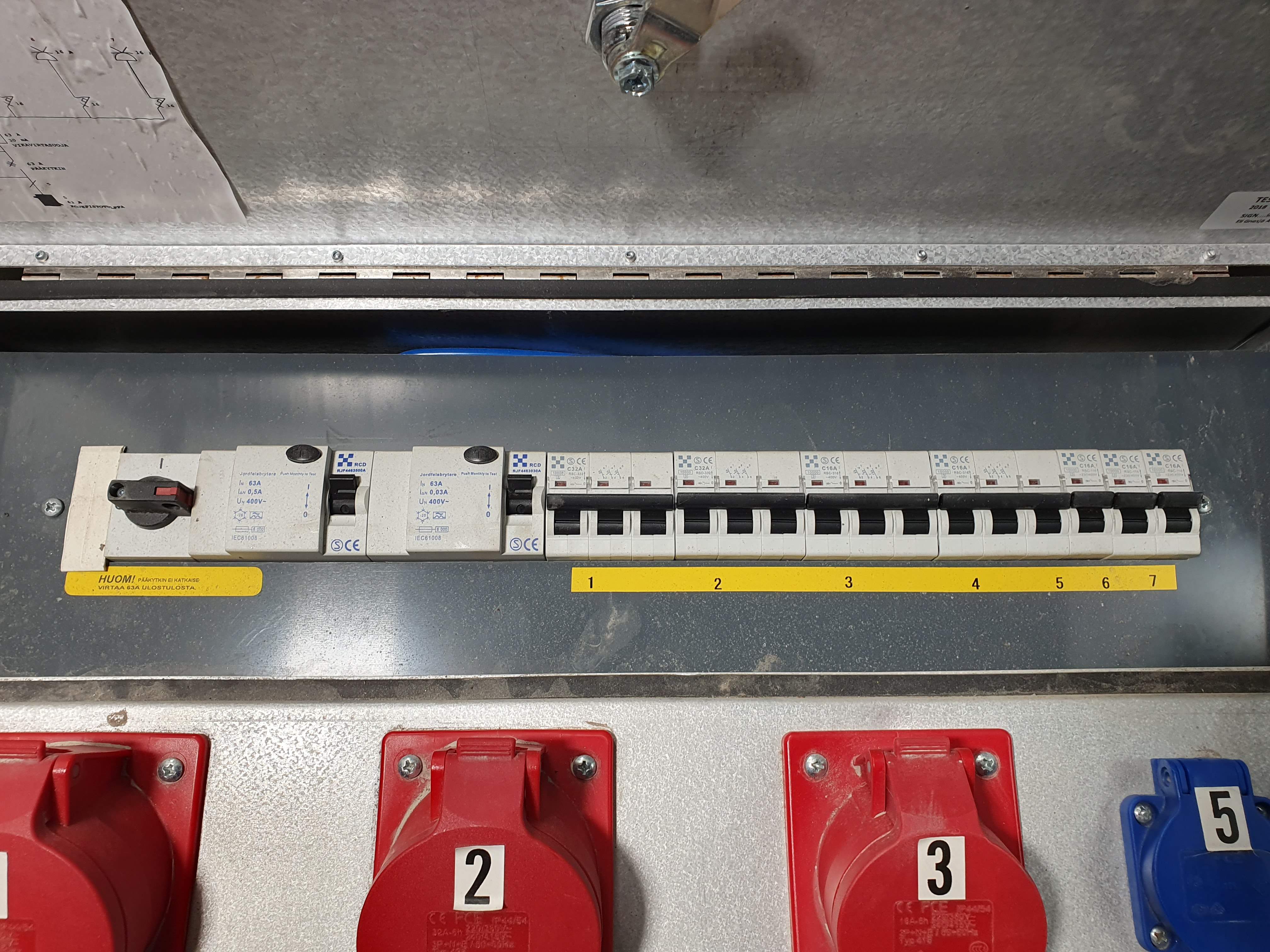 Distribution board, electrical panel, sub-distribution board, site distribution board – foto 3, Rideen