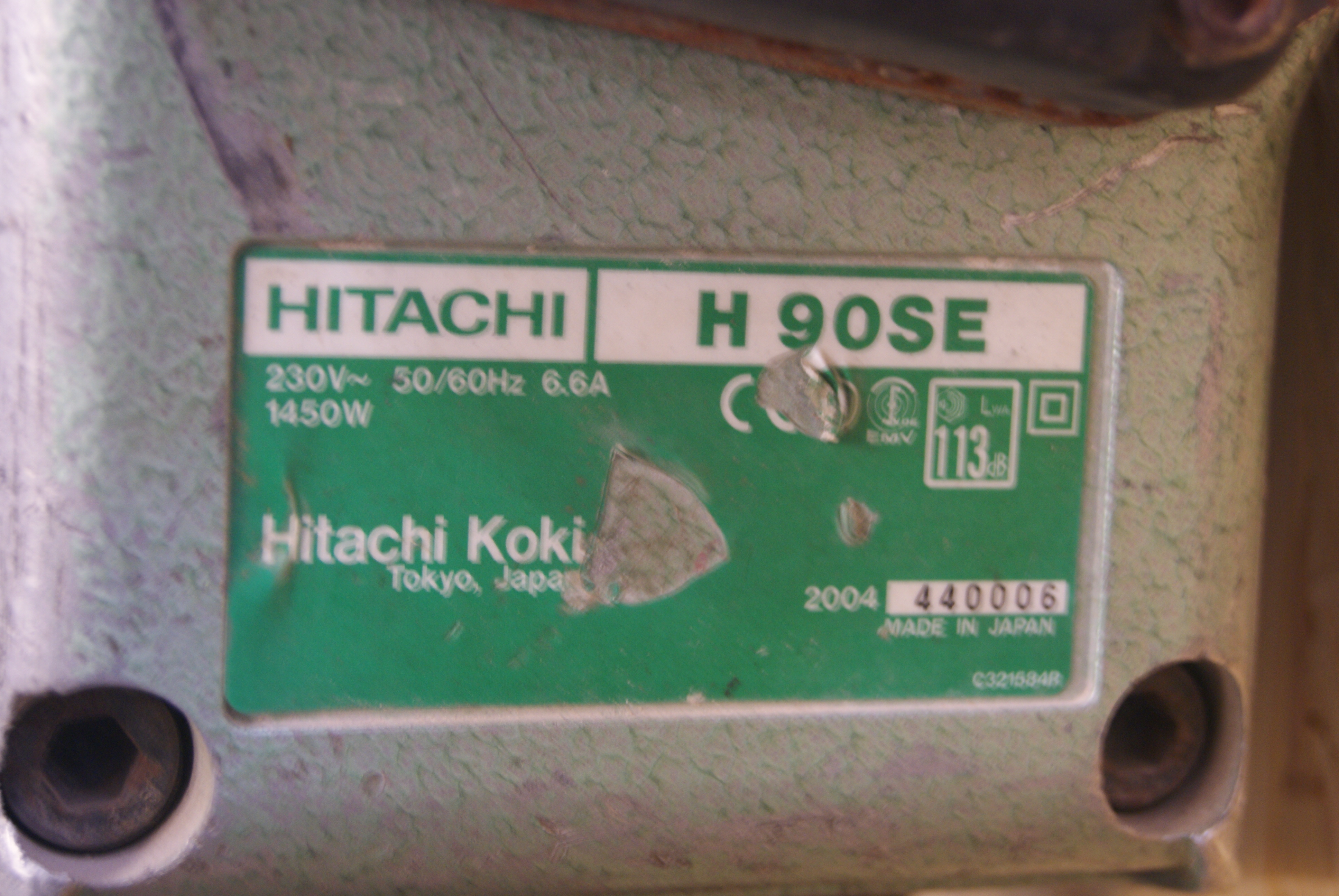 Piikvasar, meiselvasar, lammutushaamer, löökvasar, Hitachi – photo 4, Rideen