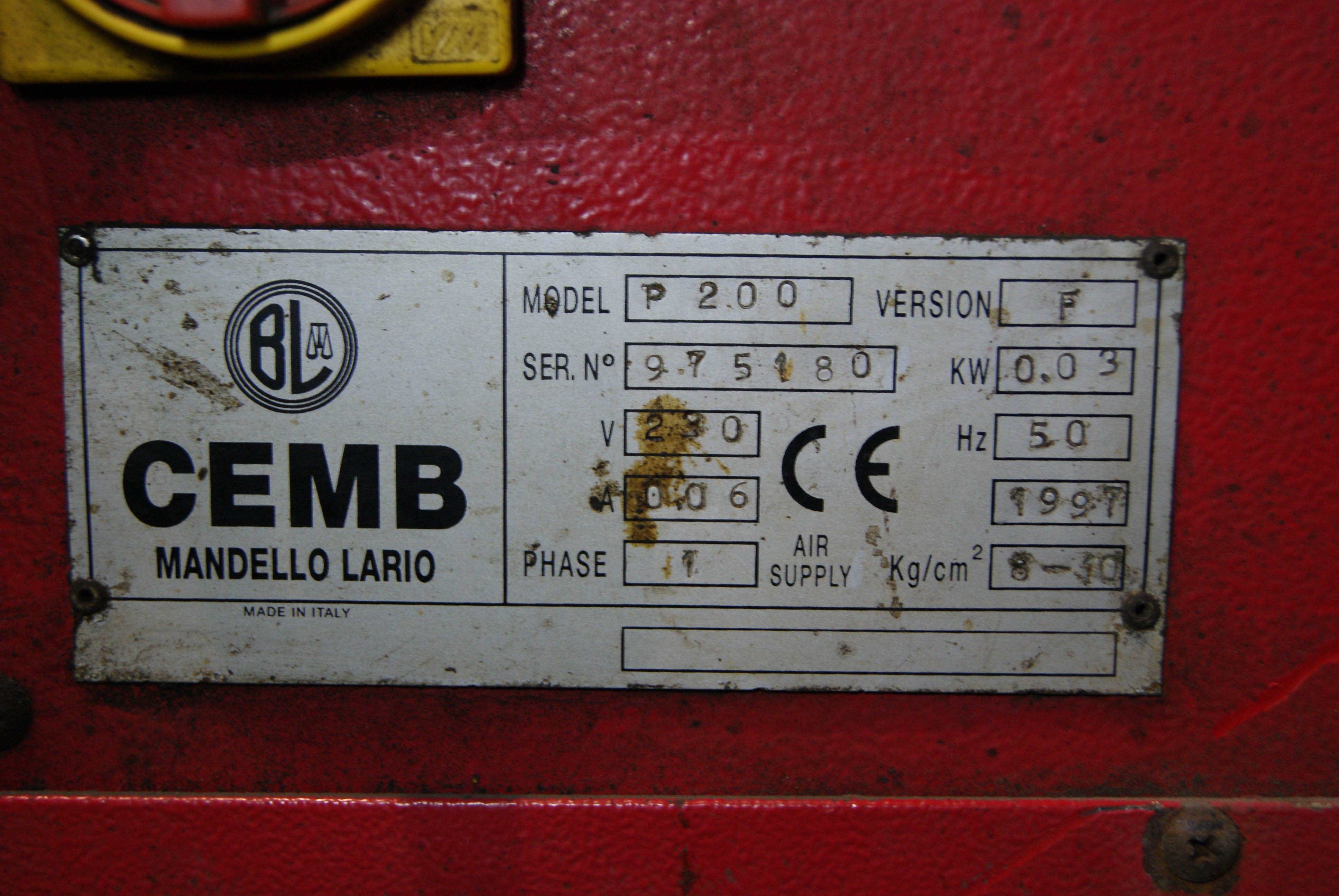 Veoauto rataste tasakaalustuspink Cemb P200 – foto 6, Rideen