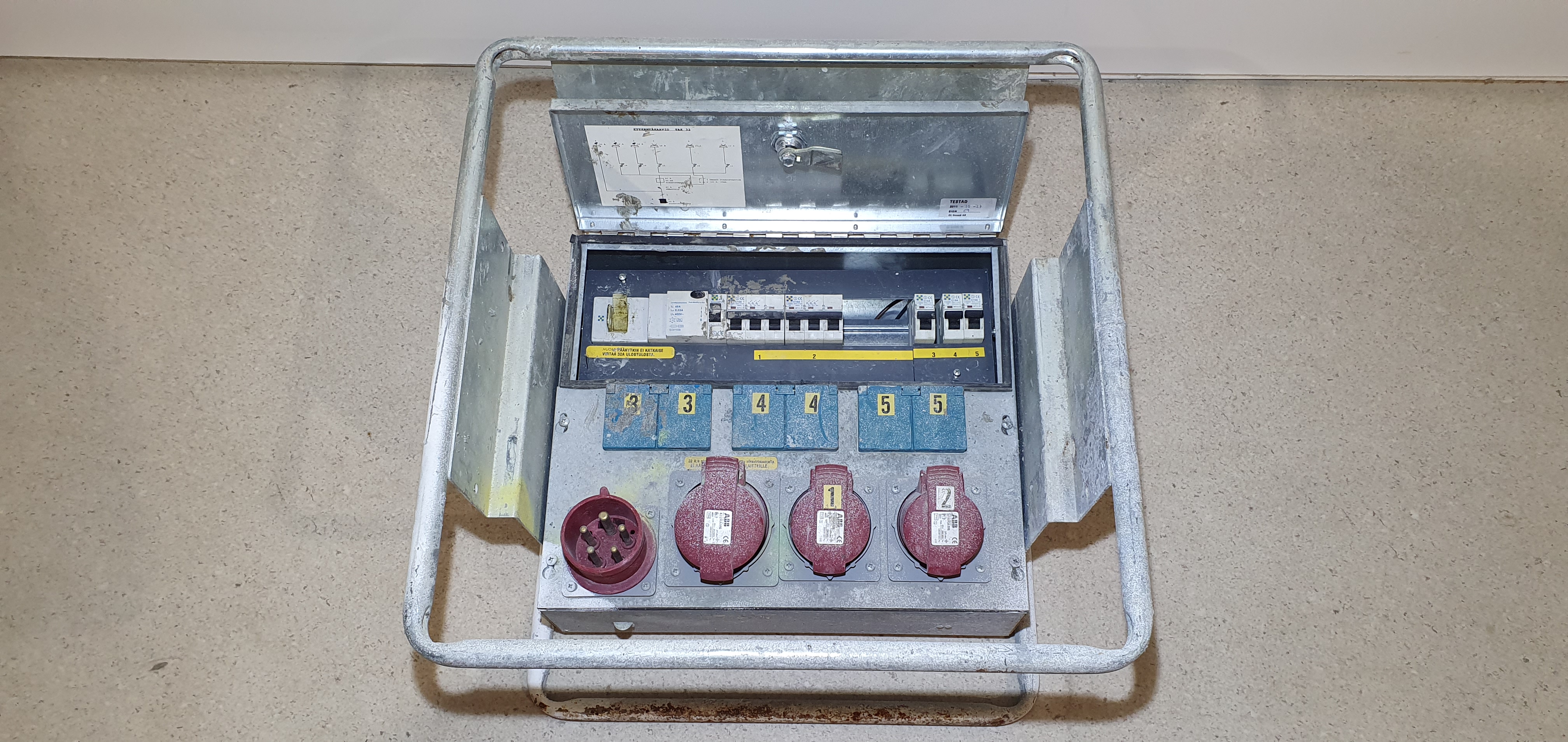 Panel, distribution board, electrical panel, sub-distribution board, site distribution board – foto 4, Rideen