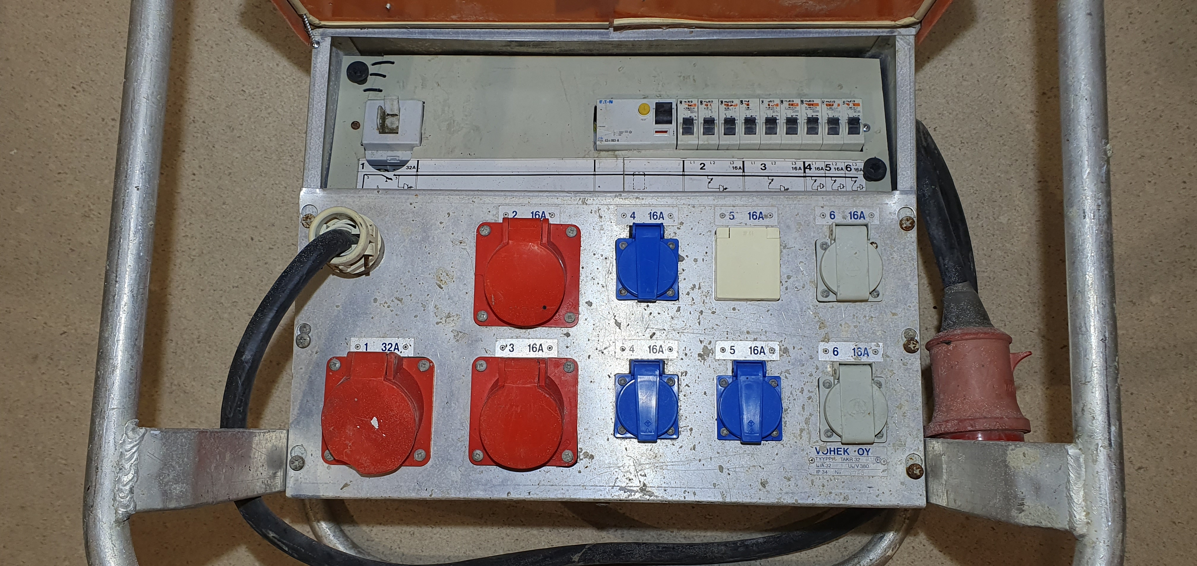 Panel, distribution board, electrical panel, sub-distribution board, site distribution board – foto 8, Rideen
