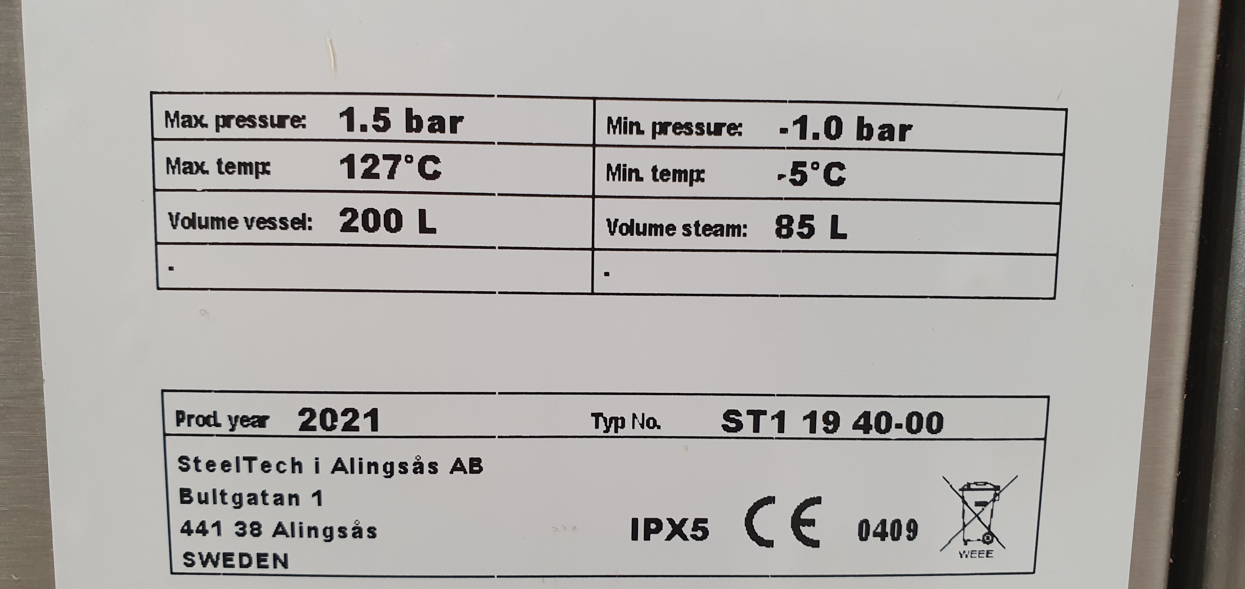 Kettle, cooking kettle, boiling kettle Electrolux Smart Variomix 200L – foto 8, Rideen