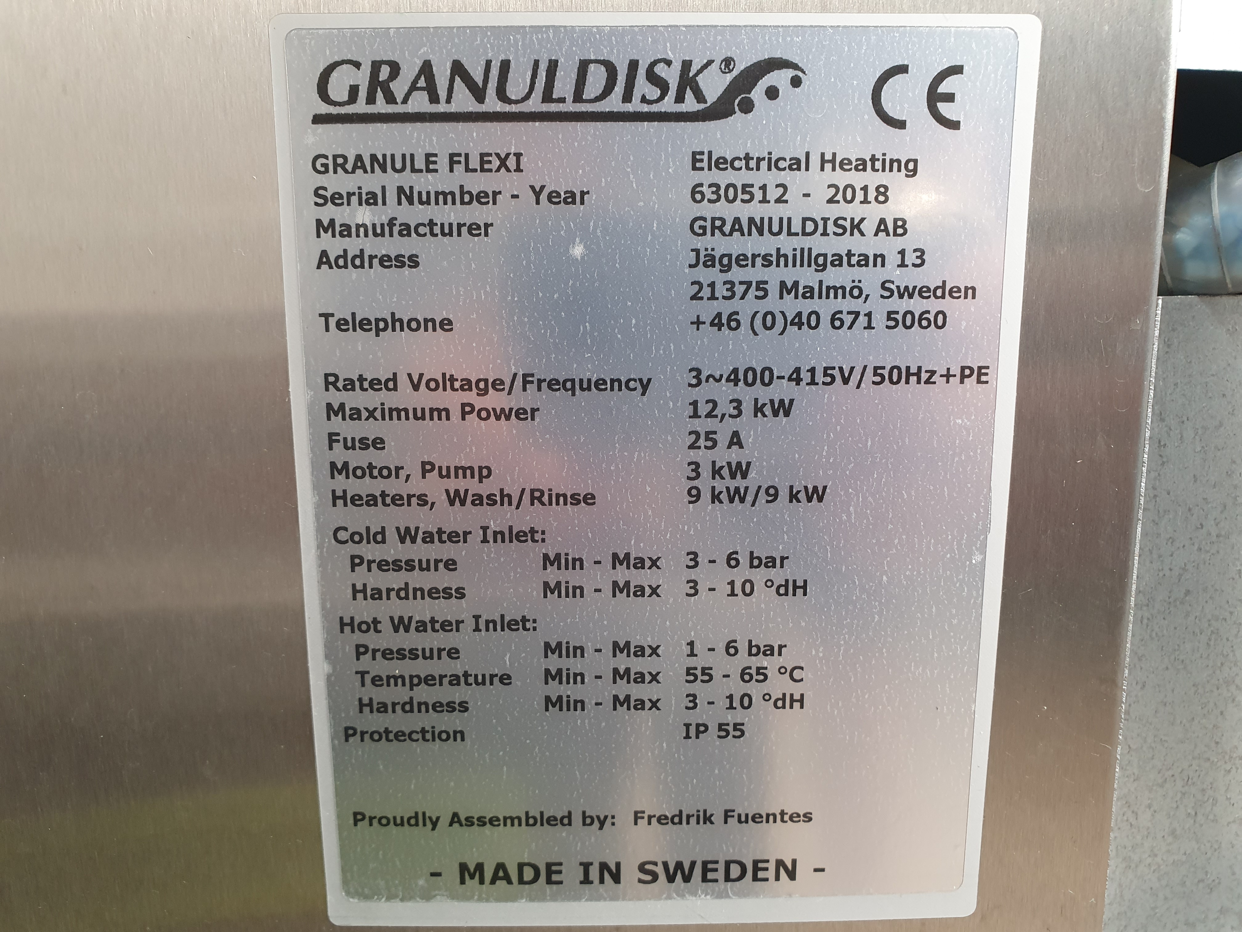 Dishwasher, pot washing machine Granuldisk with sink and tap – Foto 10, Rideen