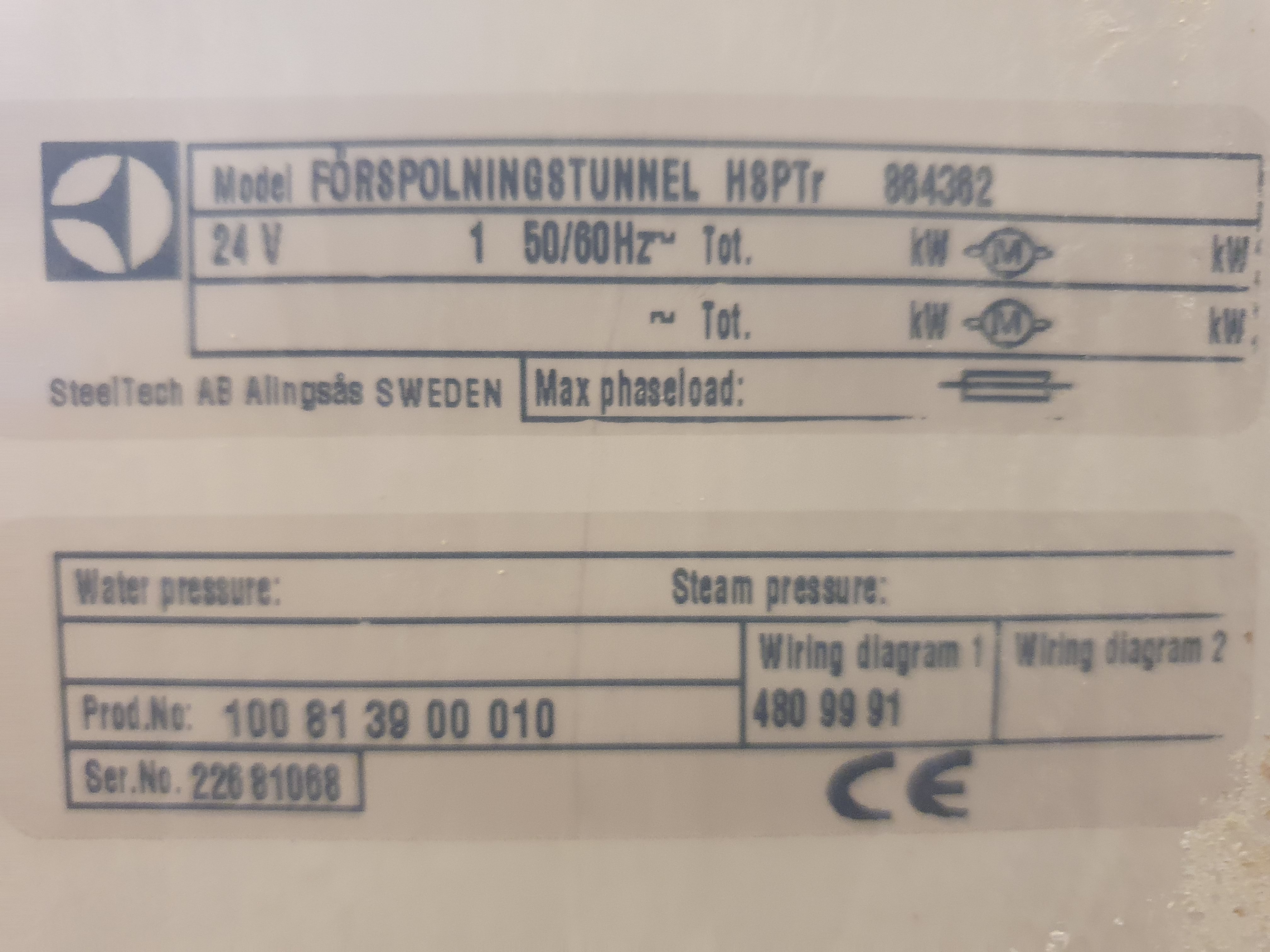 Tunnel dishwasher, dishwashing line – foto 19, Rideen