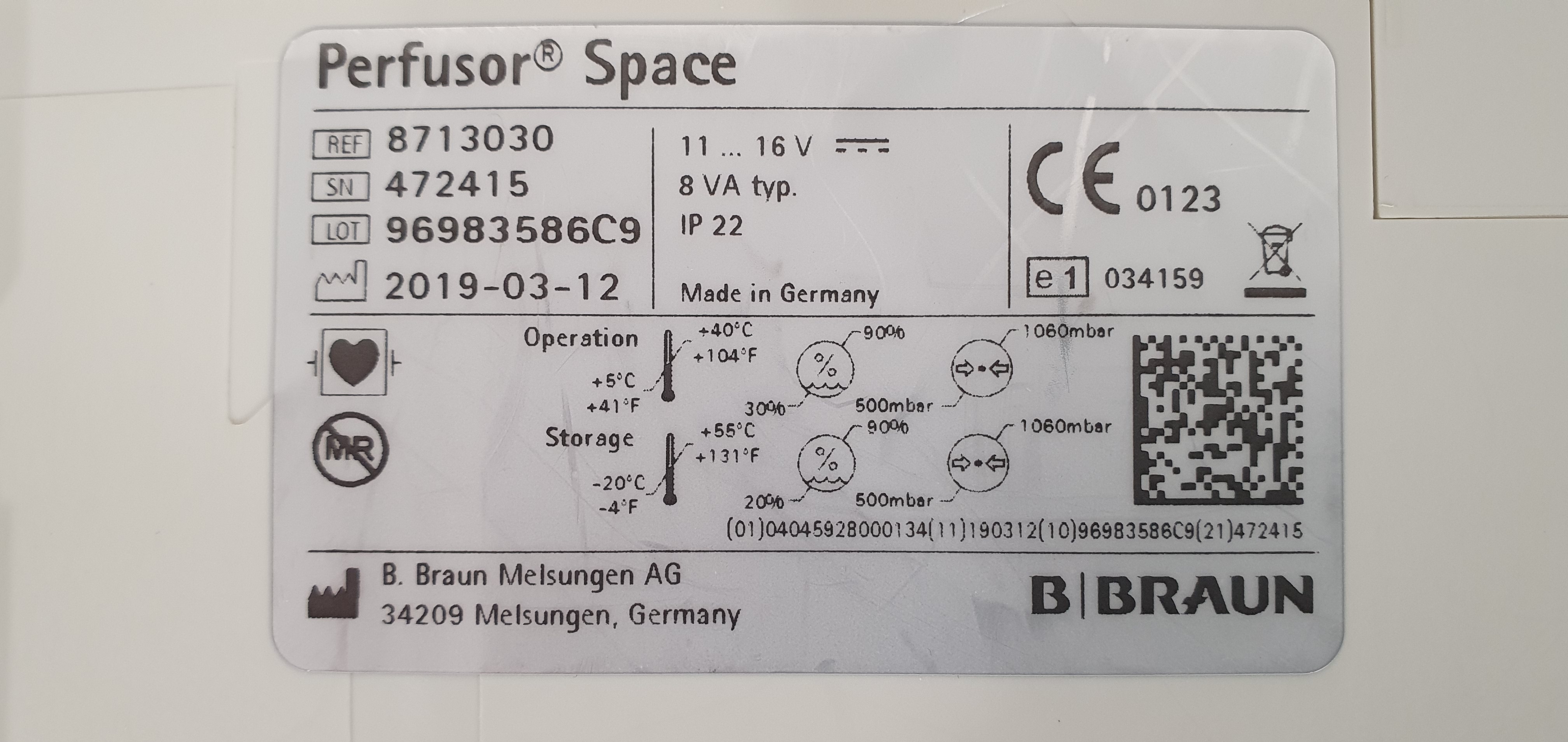 Süstlapump B Braun Perfusor Space – foto 28, Rideen