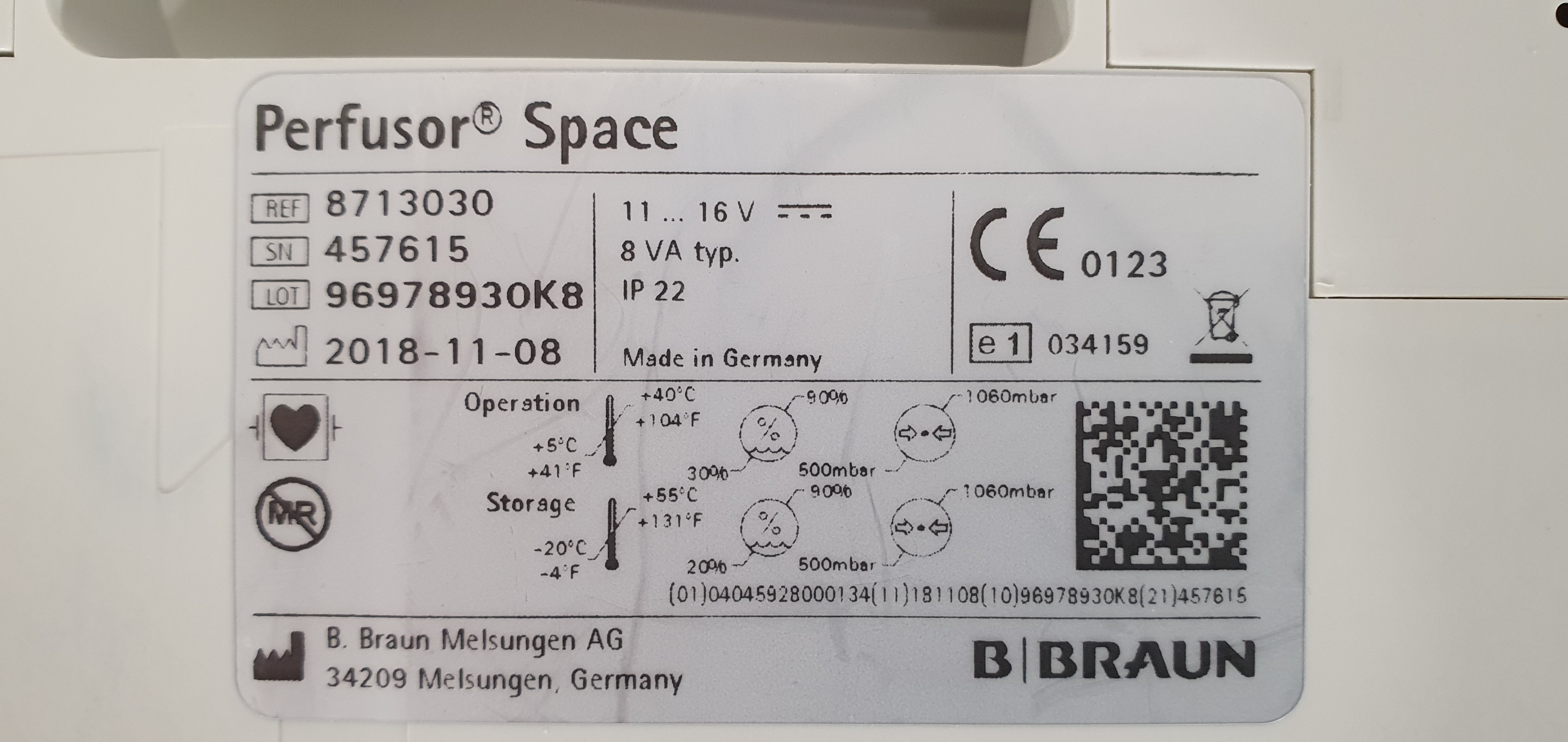 Süstlapump B Braun Perfusor Space – foto 28, Rideen