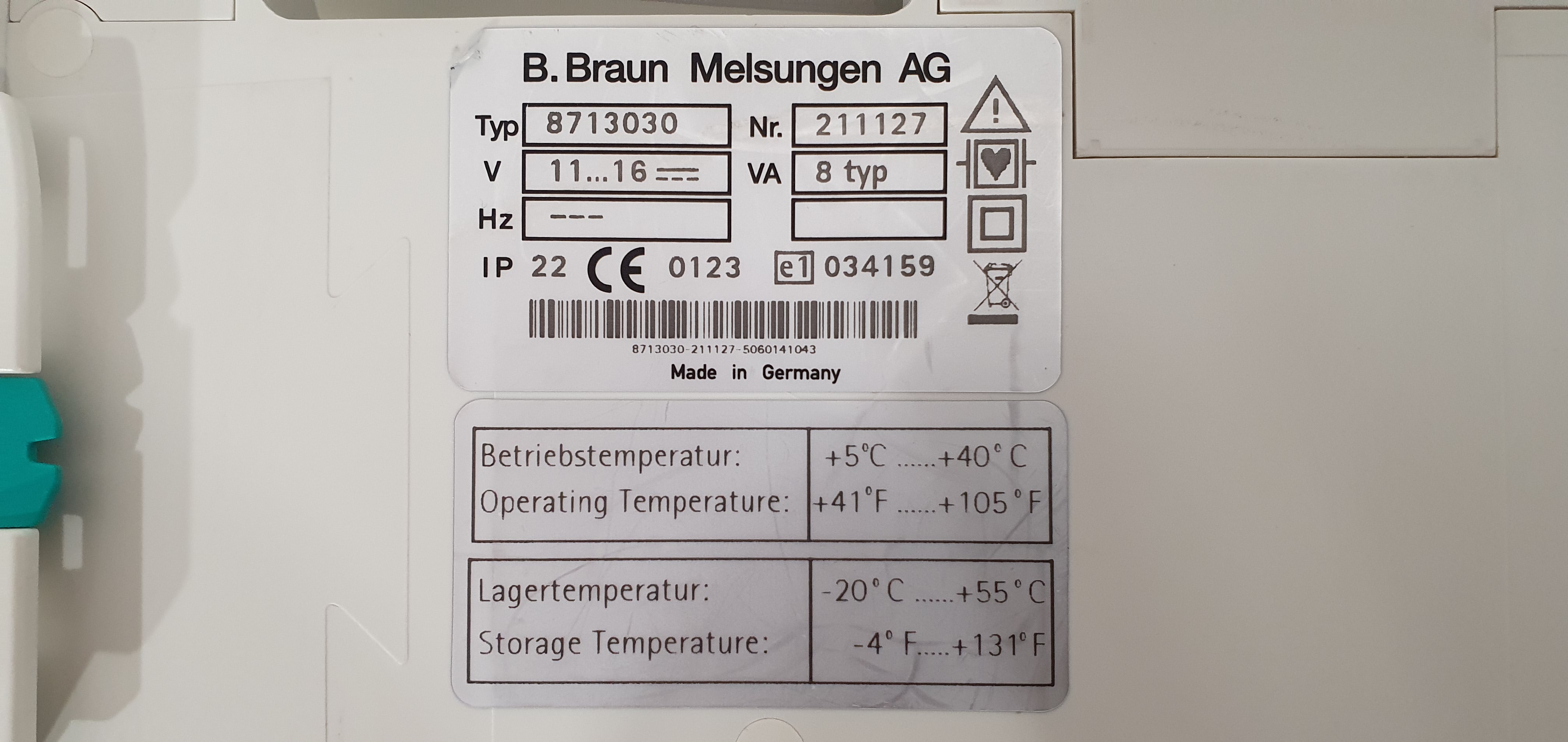 Syringe pump B Braun Perfusor Space – photo 24, Rideen