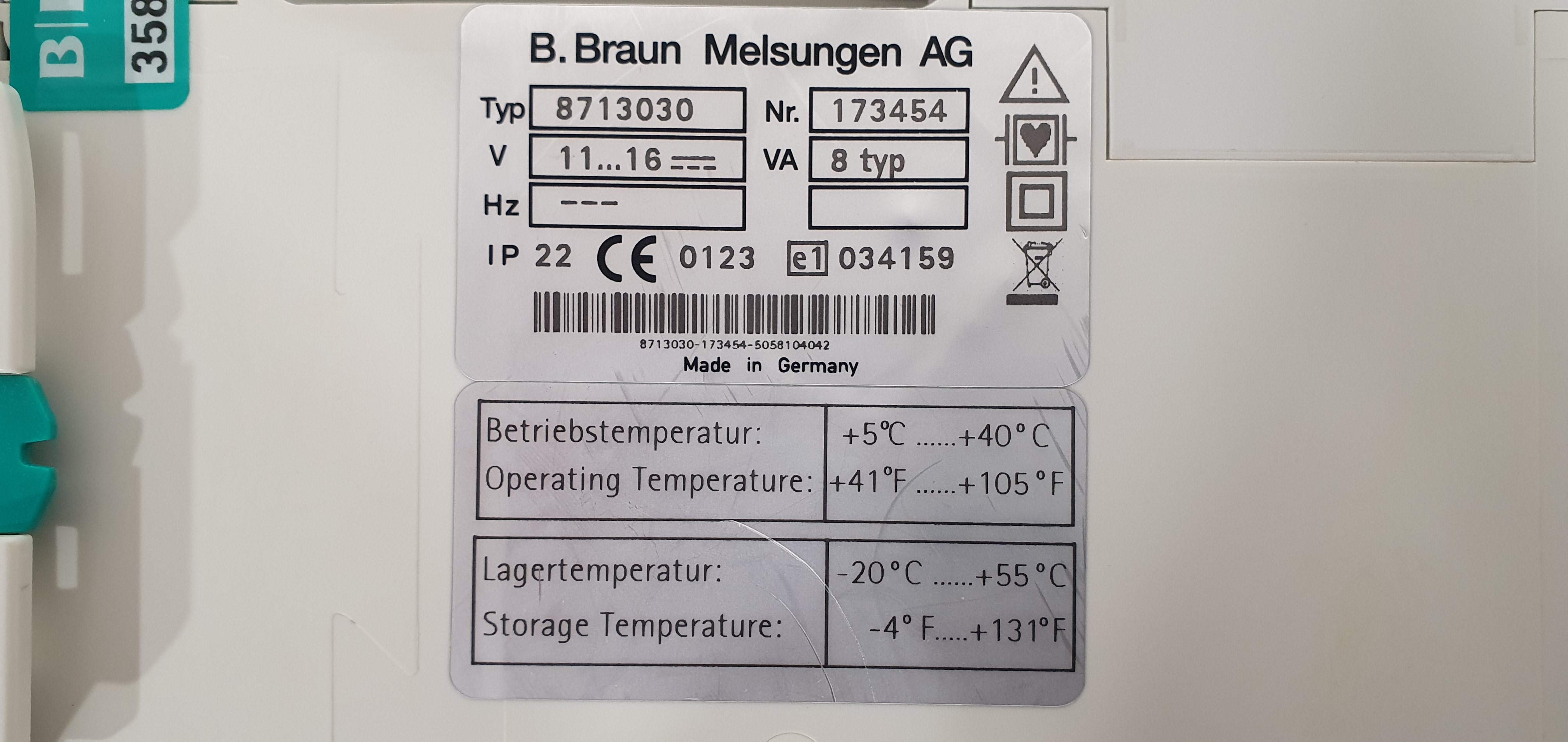 Syringe pump B Braun Perfusor Space – photo 32, Rideen