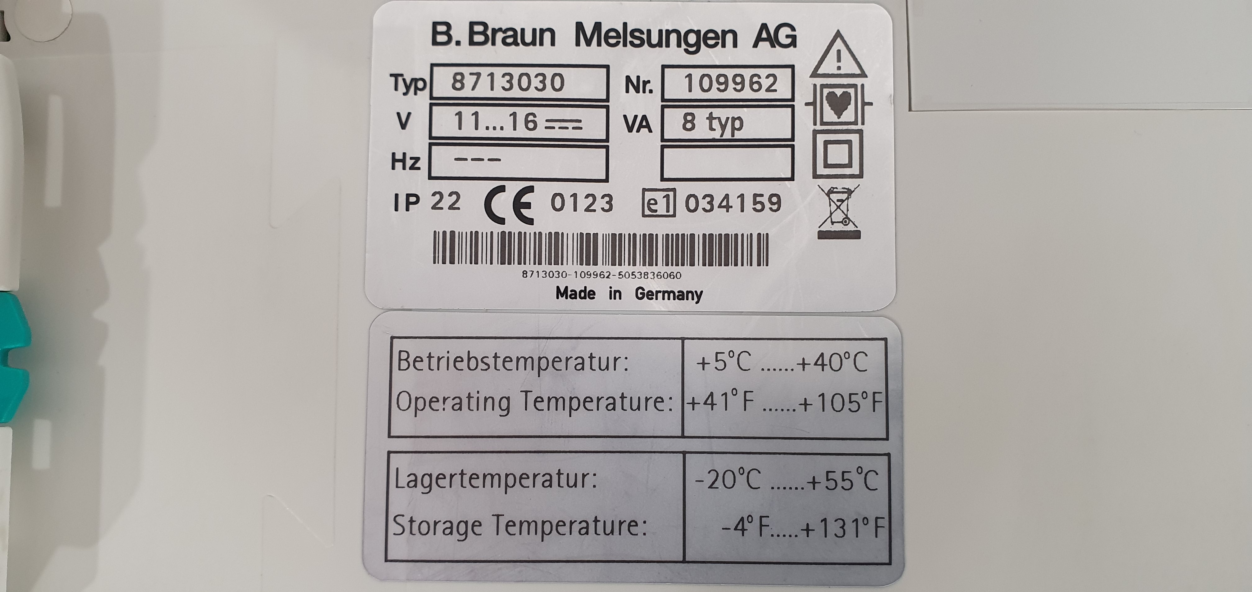 Syringe pump B Braun Perfusor Space – photo 32, Rideen