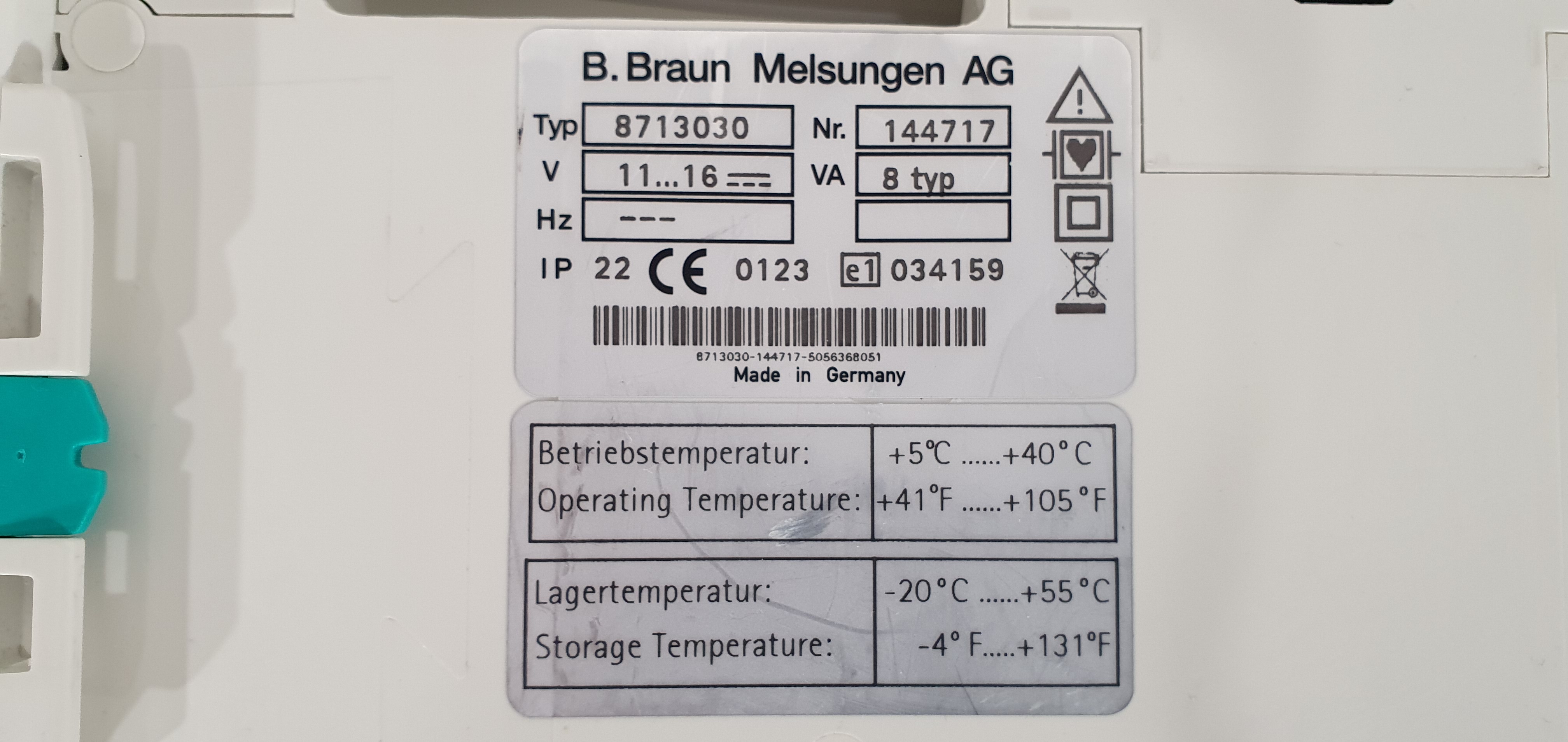 Syringe pump B Braun Perfusor Space – photo 36, Rideen