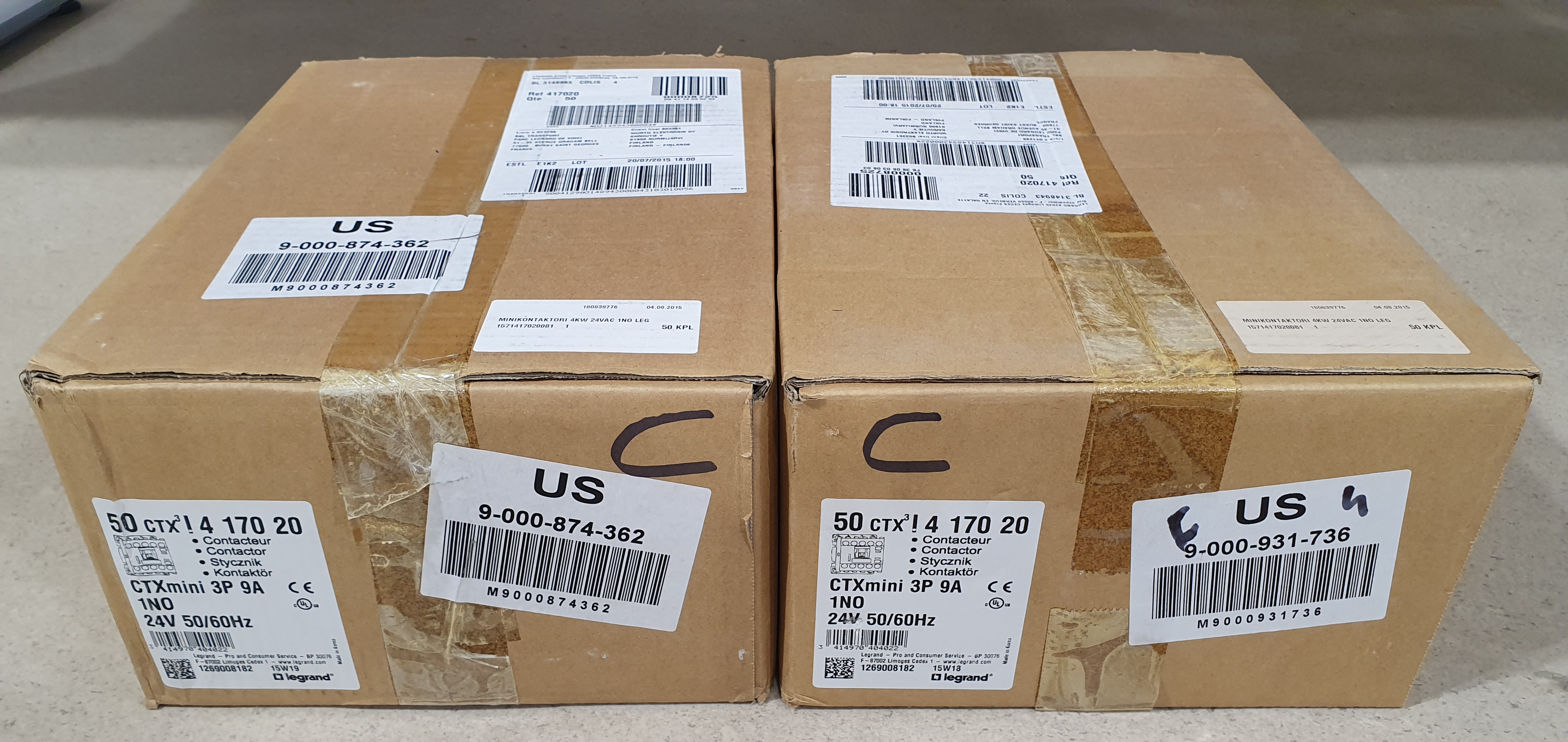 Mini contactors, motor protection switches 696 pcs, poe hind 33000.- – foto 8, Rideen