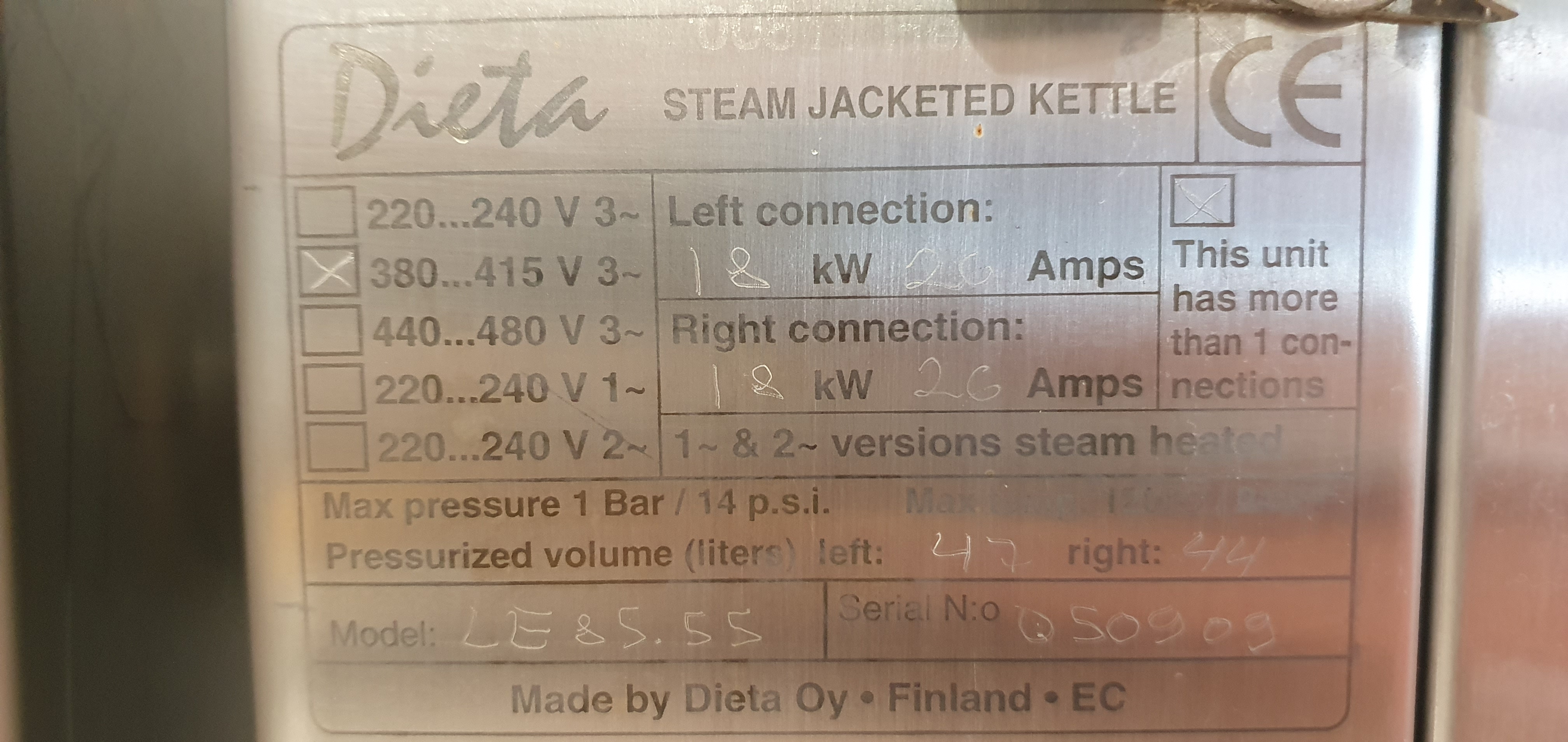 Kettle, cooking kettle, boiling kettle Dieta 80+50L – photo 24, Rideen